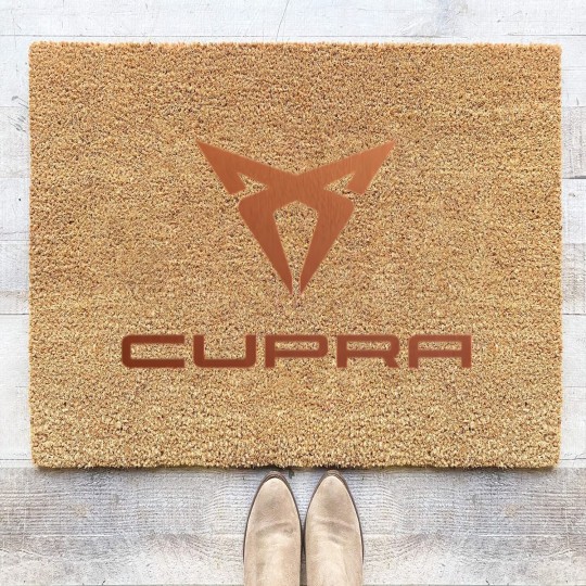 Discover Cupra Sport Car Logo Coir Doormats