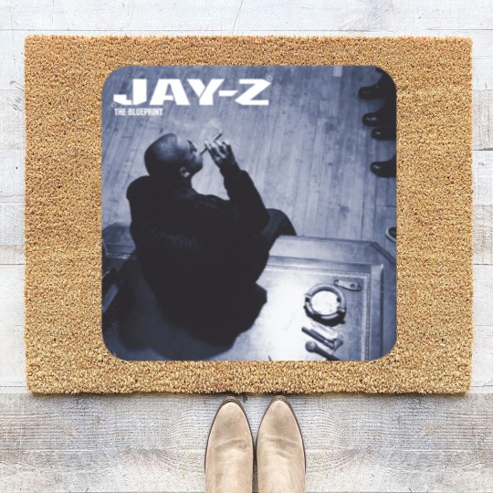 Discover Jay Z Album Cover Graphic Coir Doormats Coir Doormats