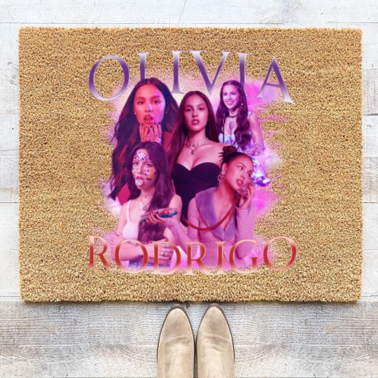Discover Olivia Rodrigo Vintage Coir Doormats, Olivia Rodrigo Y2k Clothing For Fan, Vintage Olivia Rodrigo Coir Doormats