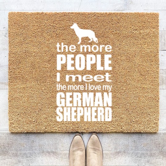 Discover German shepherd Dogs t Funky Jokes Coir Doormats