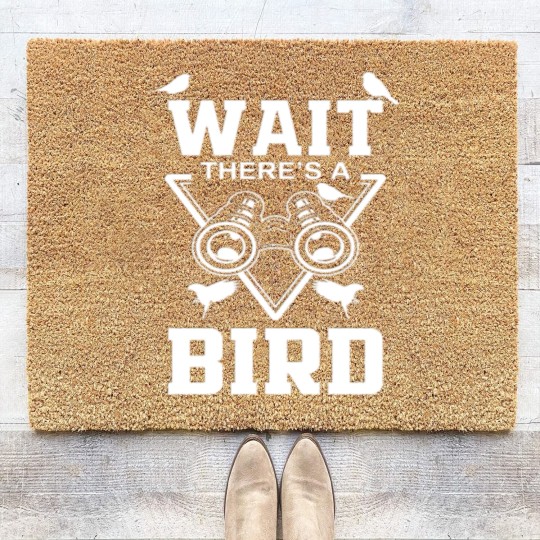 Discover Bird Watcher Hobby Coir Doormats