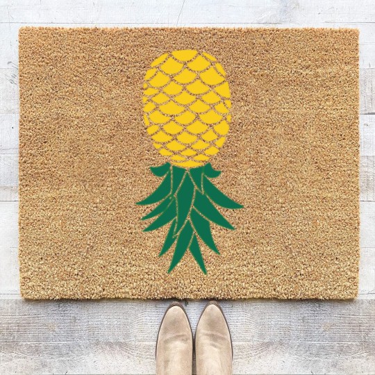 Discover Upside Down Pineapple Coir Doormats Coir Doormats