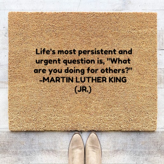 Discover What are you doing for others Coir Doormats