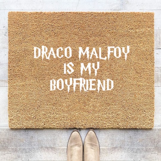 Discover draco malfoy is my boyfriend Coir Doormats