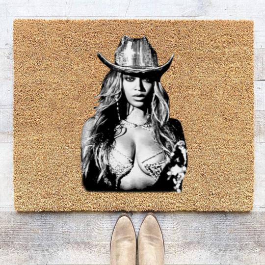 Discover Beyonce Merch Coir Doormats, Beyonce Coir Doormats, Music Coir Doormats, Concert Fan Coir Doormats