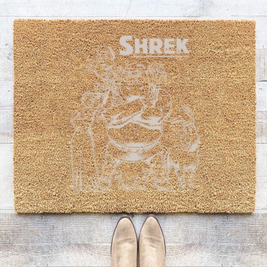 Discover Shrek Group Shot Faded Portrait Coir Doormats