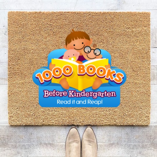 Discover 1000 Books Before Kindergarten Coir Doormats
