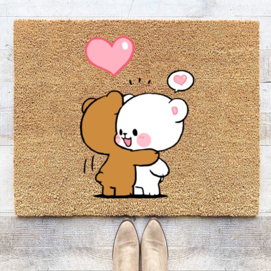 Discover Milk And Mocha Bears Classic Coir Doormats Coir Doormats