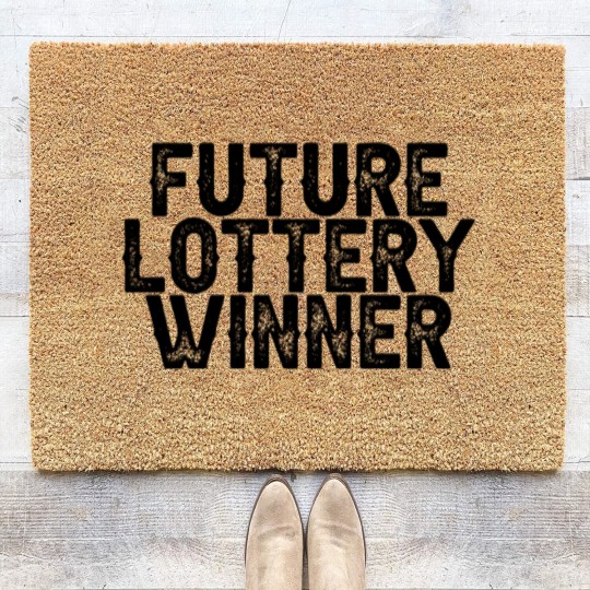 Discover Future Lottery Winner 3 Coir Doormats