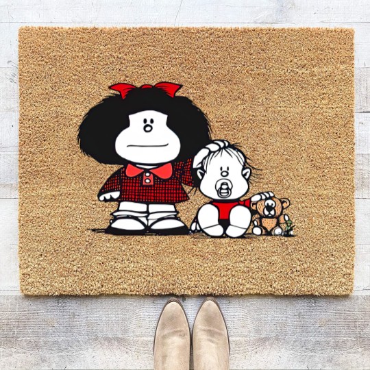 Discover Hermanos - Mafalda Feminista Frases Humor - Coir Doormats