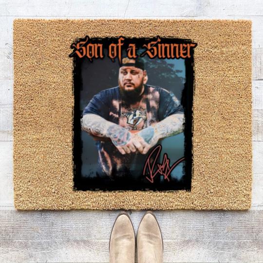 Discover Jelly Roll 2023 Tour Coir Doormats, Jelly Roll Backroad Baptism 2023 Tour Coir Doormats