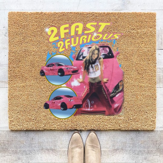 Discover Vintage Suki Fast and Furious , bootleg raptees 90s Coir Doormats