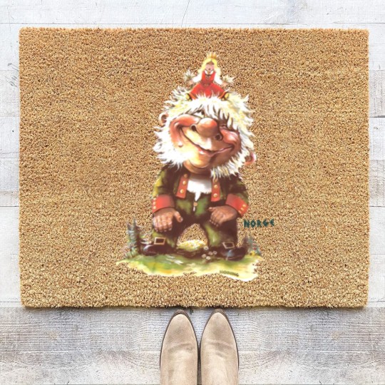 Discover Vintage Henning Troll Norway Coir Doormats