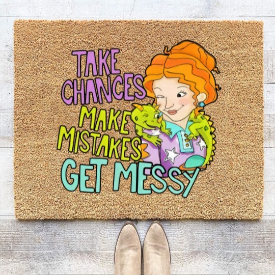 Discover Take Chances Make Mistakes Get Messy Coir Doormats, Miss Frizzle Coir Doormats, Magic School Bus