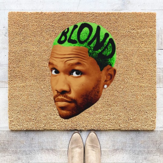 Discover FRANK OCEAN Coir Doormats,  Rap Coir Doormats Jumbo Face Album Cover Coir Doormats