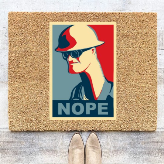 Discover Team Fortress 2 - Engineer Nope Coir Doormats