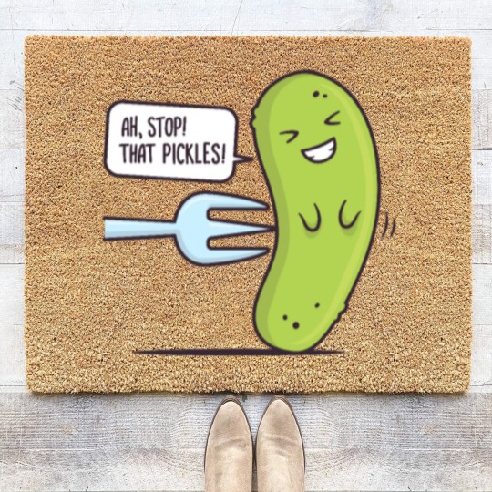 Discover Stop! That Pickles Coir Doormats