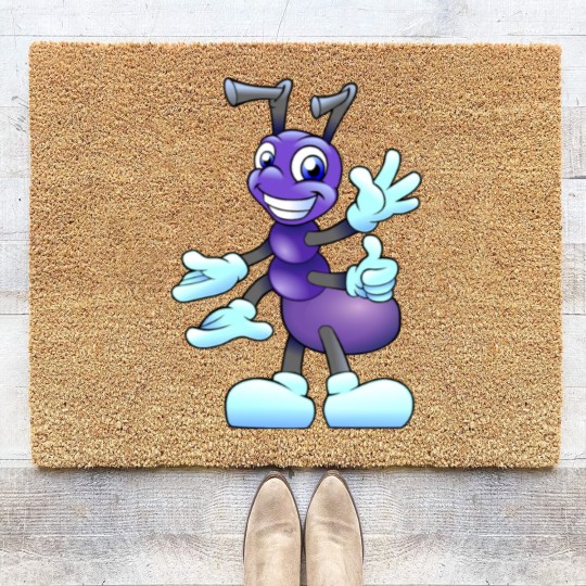 Discover cartoon ant Coir Doormats