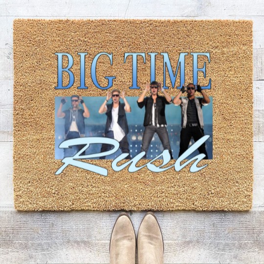 Discover Big Time Rush Retro Vintage Coir Doormats, Big Time Rush Coir Doormats