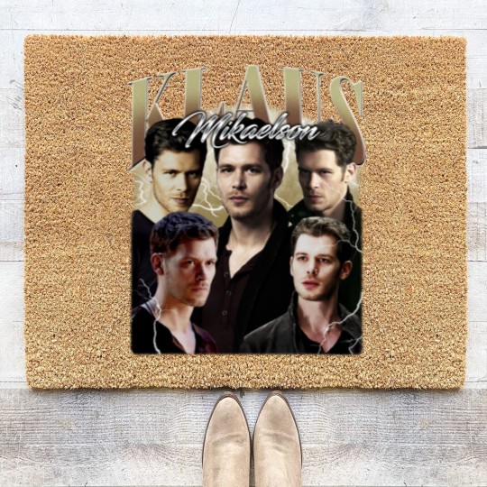 Discover Klaus Mikaelson Vintage Coir Doormats, Gift For Women and Man Unisex Coir Doormats