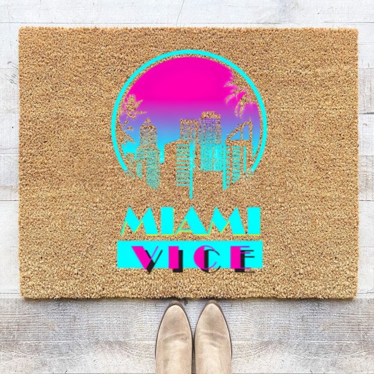 Discover MIAMI VICE Beach Coir Doormats