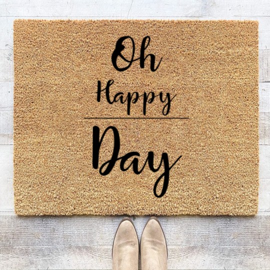 Discover Oh Happy Day Coir Doormats