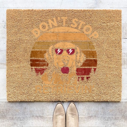 Discover  Don't Stop Retrieving Vintage Coir Doormats