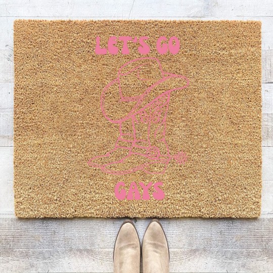 Discover Lets Go Gays Shania Twain Pride Coir Doormats