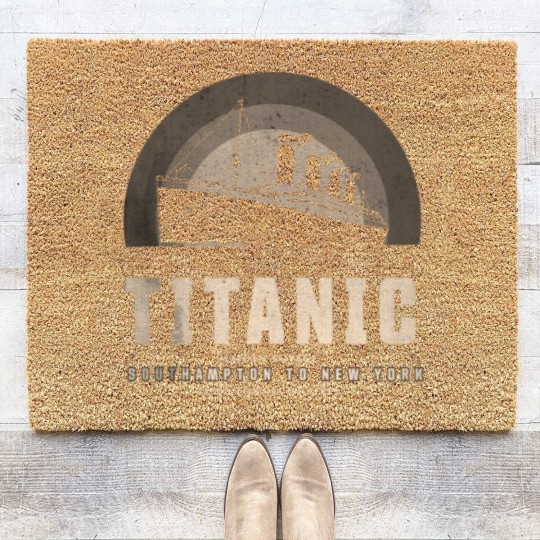 Discover RMS Titanic "The Ship of Dreams" Coir Doormats