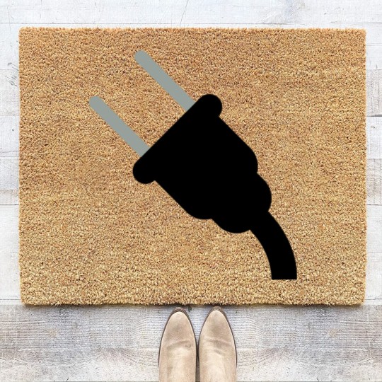 Discover Plug Emojis Coir Doormats