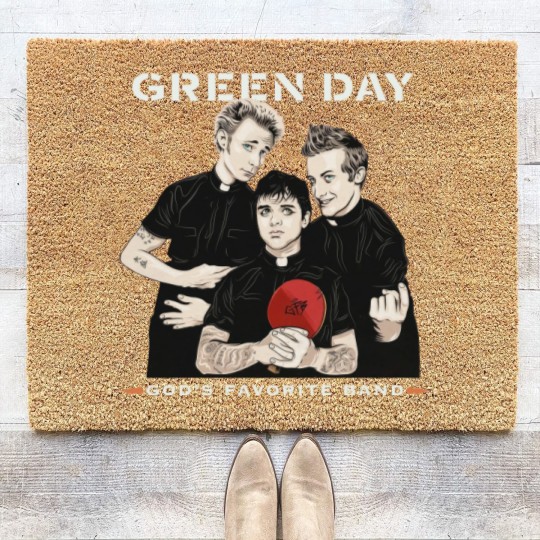 Discover Green Day Coir Doormats Green Day Coir Doormats Green Day God's Favorite Band Coir Doormats Coir Doormats