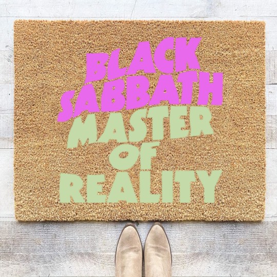 Discover Men Black Sabbath Master Of Reality Particular Coir Doormats Coir Doormats
