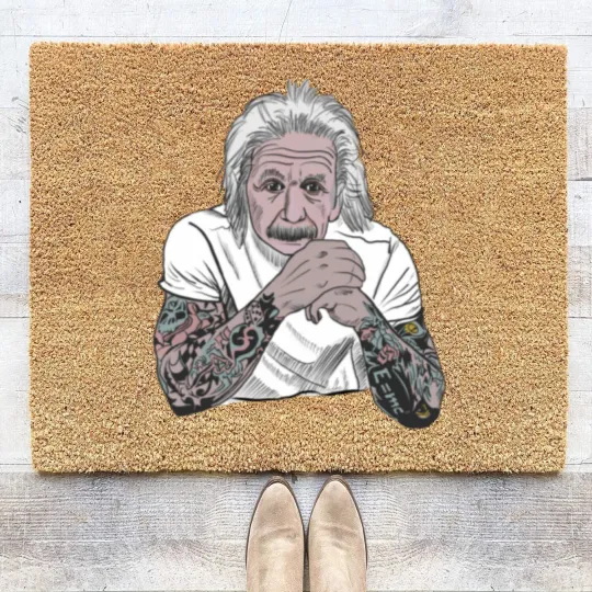 Discover tattoo Einstein Coir Doormats