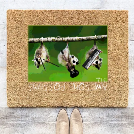 Discover the Awesome Possums t Coir Doormats