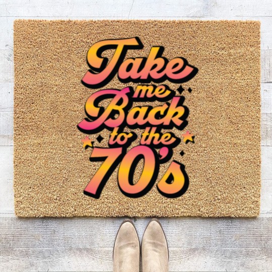 Discover Take me back to the 70 s Coir Doormats