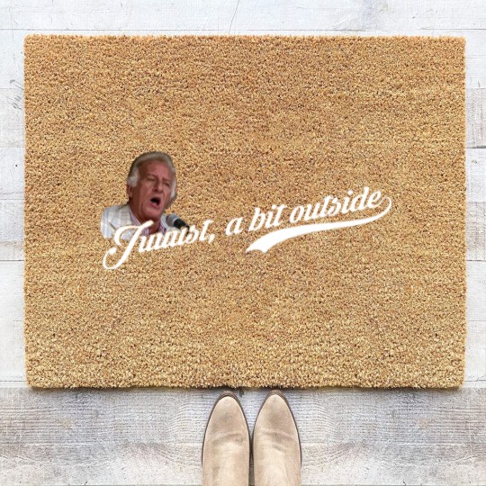 Discover Juuust, a bit outside, distressed - Major League - Coir Doormats