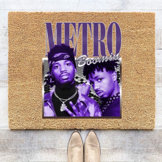 Discover RETRO METRO BOOMIN Vintage Coir Doormats, Metro Boomin Hip-Hop/Rap