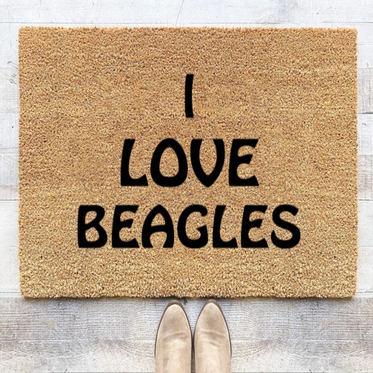 Discover Barry Loves Beagles - Beagles - Coir Doormats
