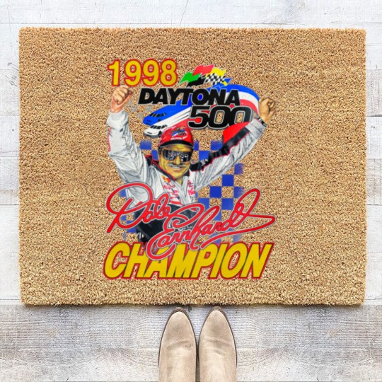Discover Vintage Dale Earnhardt 1998 Daytona 500 Coir Doormats, Racing Coir Doormats, Goodwin Champions Coir Doormats