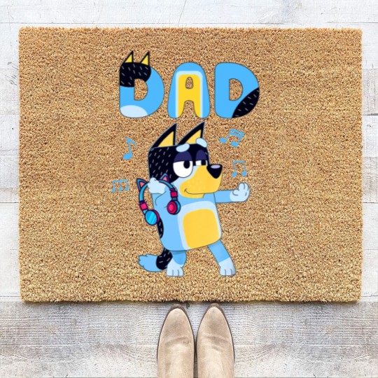 Discover Funny blues Dad Mum Father_s Day Coir Doormats