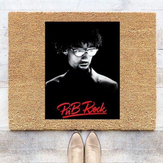 Discover Rest in Peace PnB Rock Coir Doormats, PnB Rock