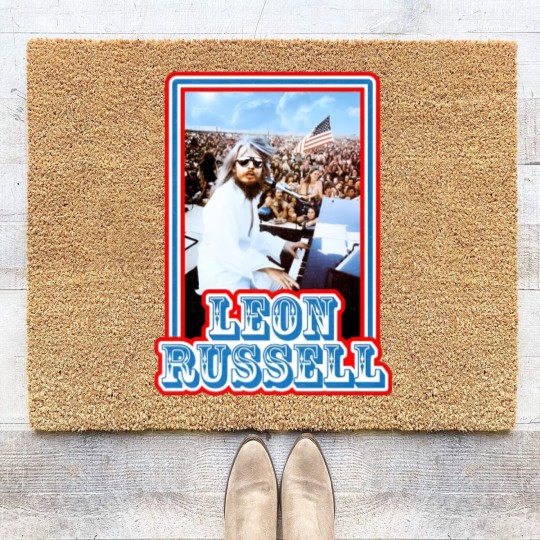 Discover Leon Russell 1972 vintage Classic Coir Doormats