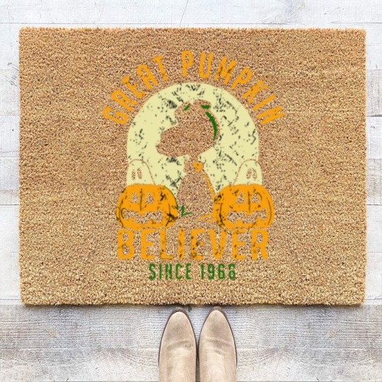 Discover Great Pumpkin Believer Coir Doormats