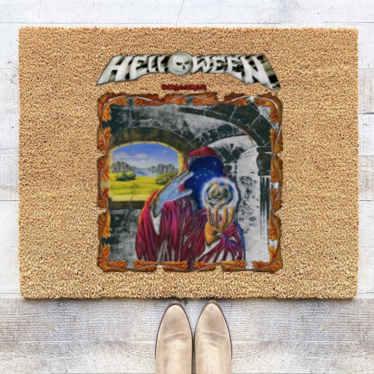 Discover 3 good designs helloween band Coir Doormats