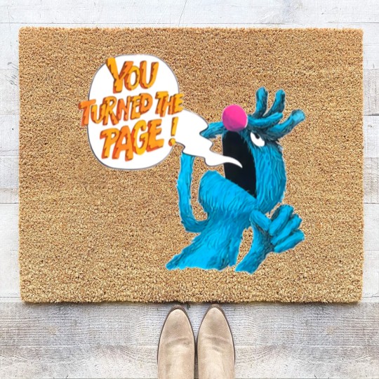Discover Retro Vintage The Monster at The end of This Book Gift For Fans | Essential Coir Doormats