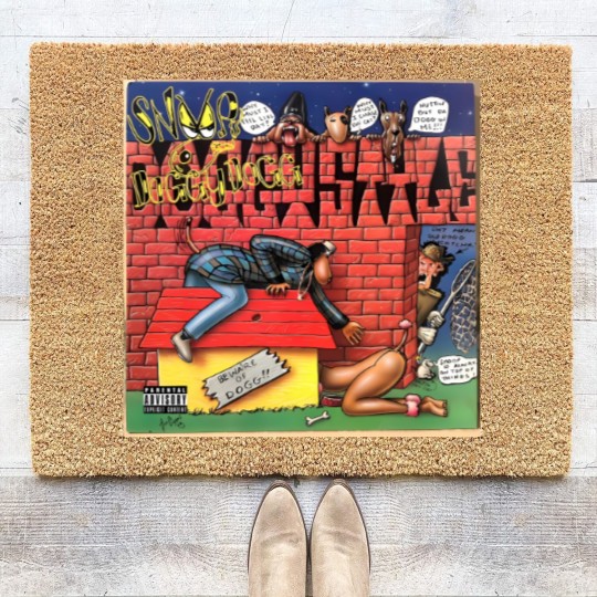 Discover Snoop Dogg Doggystyle Album Cover Coir Doormats
