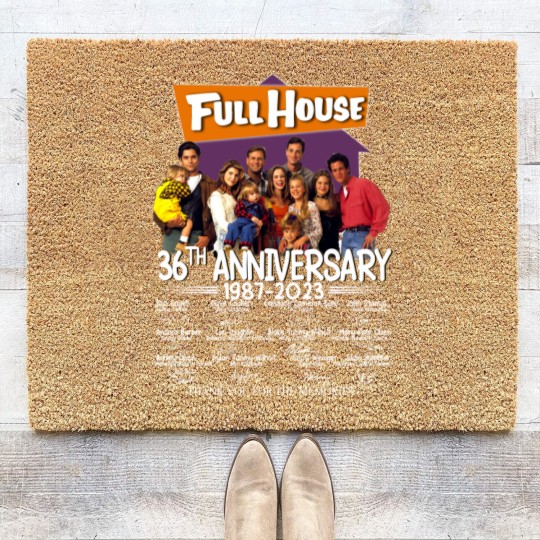 Discover Full House Coir Doormats, Thank You Coir Doormats, Jesse And The Rippers Coir Doormats