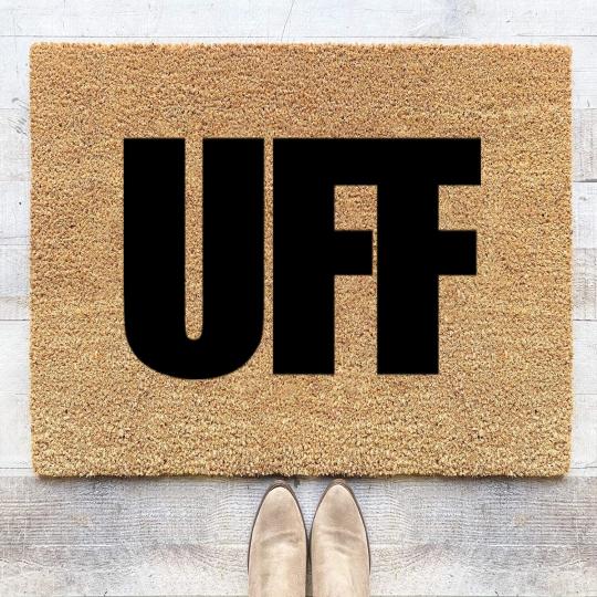 Discover UFF Schwarz Coir Doormats