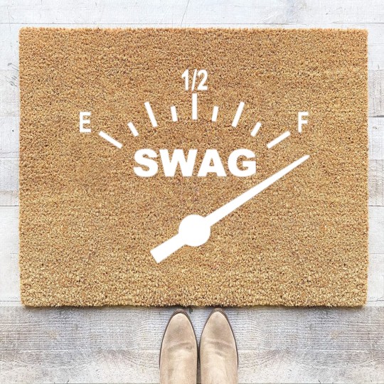 Discover Swag Gauge Modern Cool Soft Cotton swag Coir Doormats
