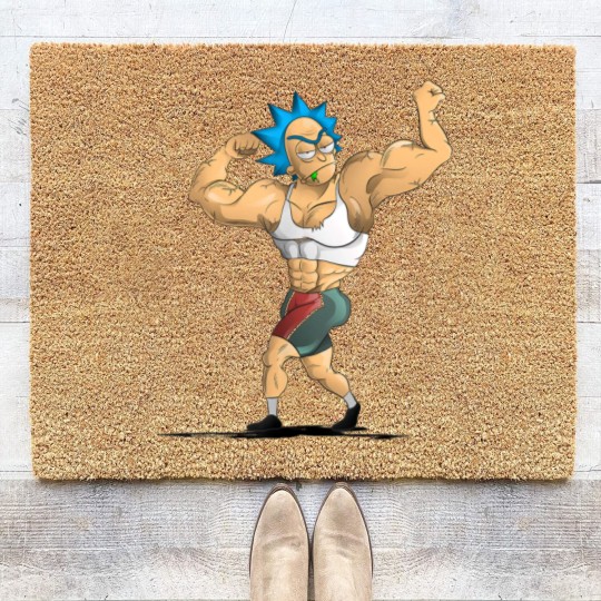 Discover Rick and Rickandmorty Coir Doormats Rick's Gym Coir Doormats Coir Doormats